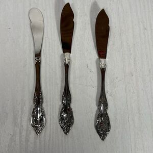 Oneida Stainless Steel Brahms 6.5" Butter Knife 3 Piece Set‎